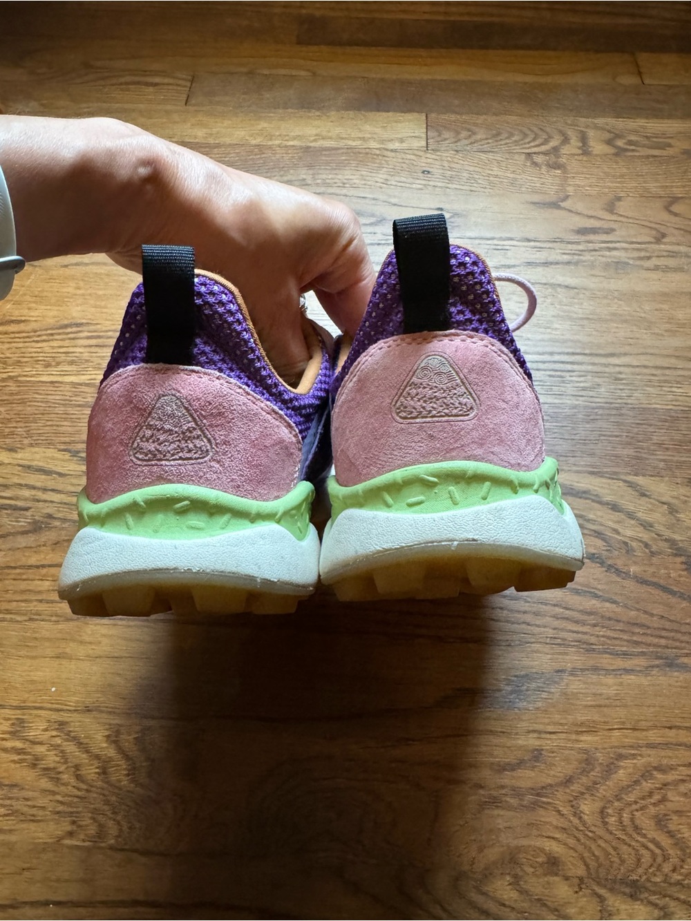 Flower Mountain Yamabushi Trail Sneakers Purple Multi Women’s Size 6.5 - Picture 8 of 10